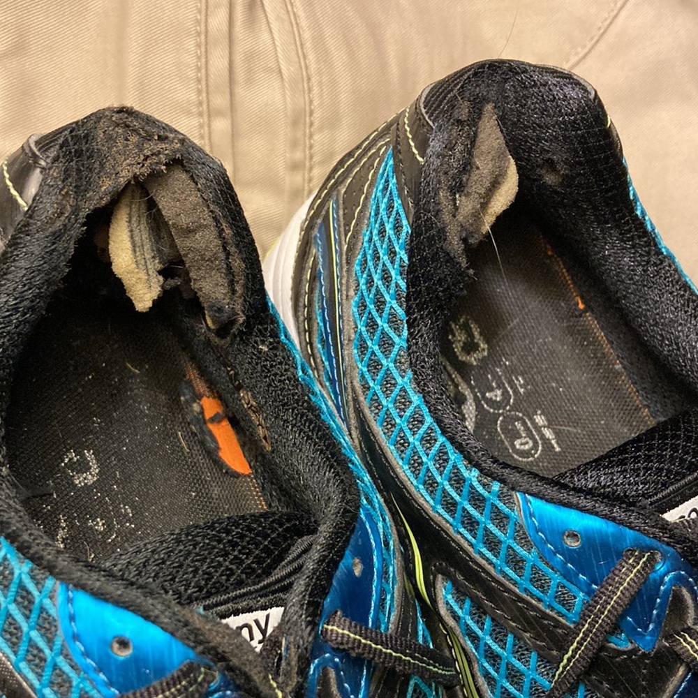 Saucony well worn Mens 10.5 Power Grid Ride 7 - Picture 4 of 7